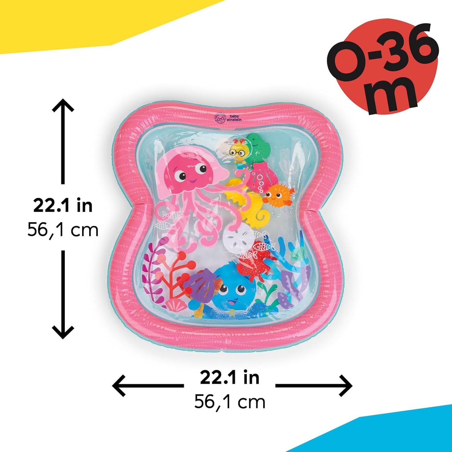Alfombra de agua multisensorial, rosa - Baby Einstein
