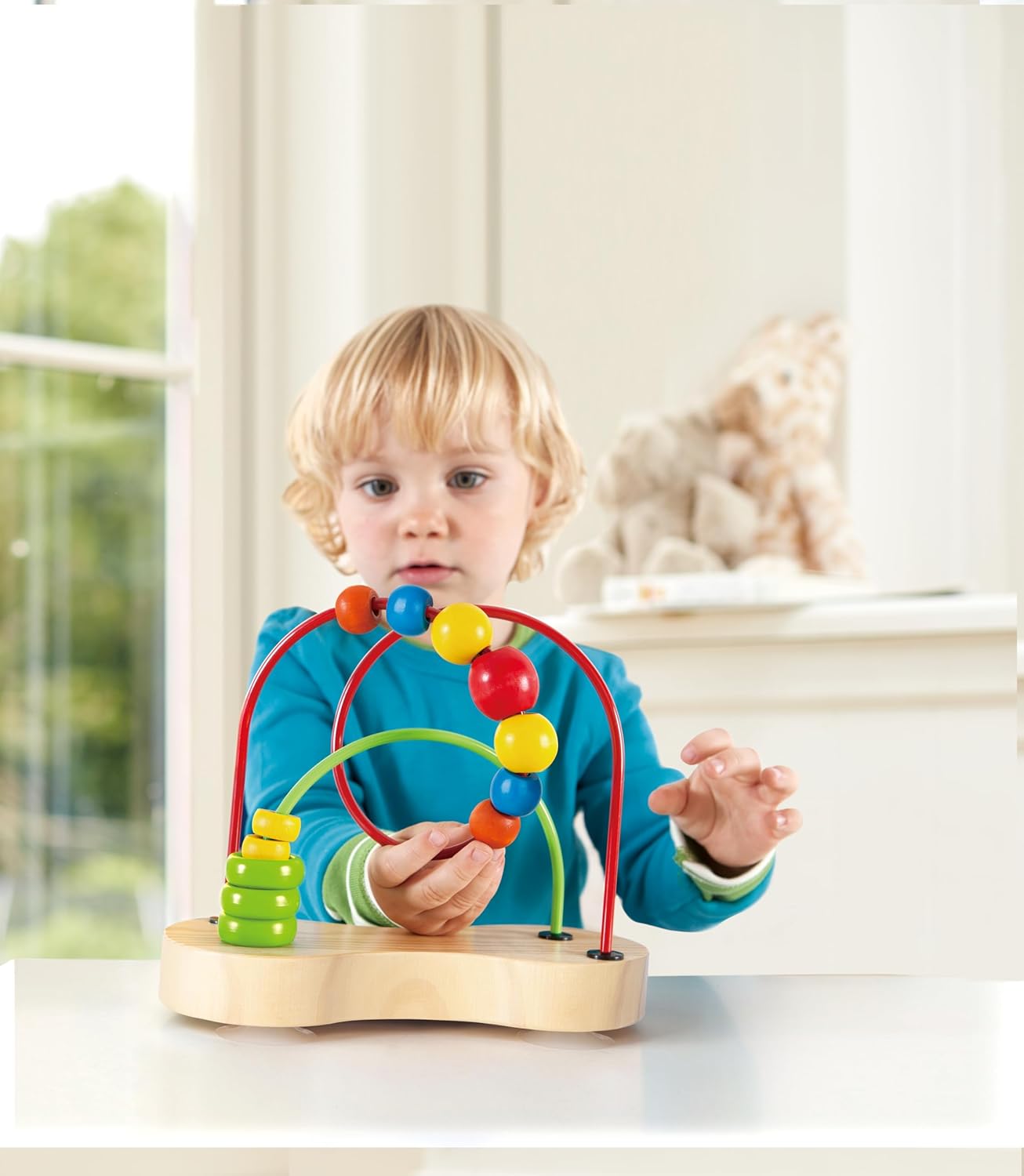Double Bubble Wooden Bead Maze