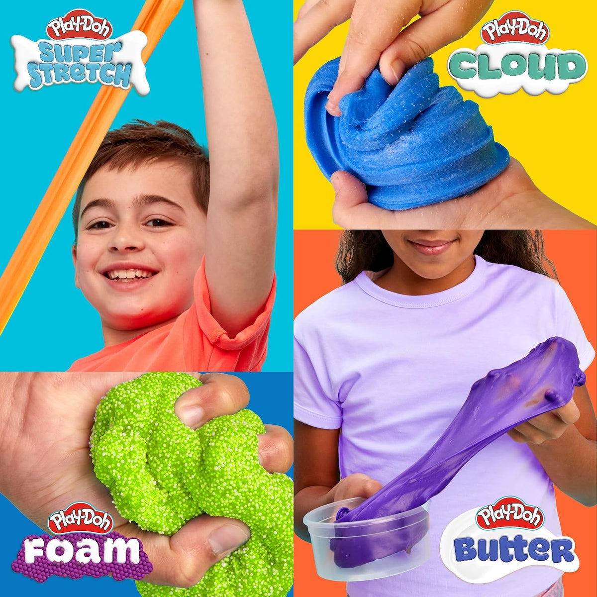 Play-Doh Retro Mix & Play Scented Slime for Kids