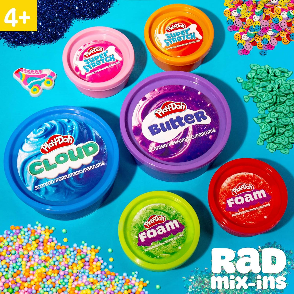 Play-Doh Retro Mix & Play Scented Slime for Kids