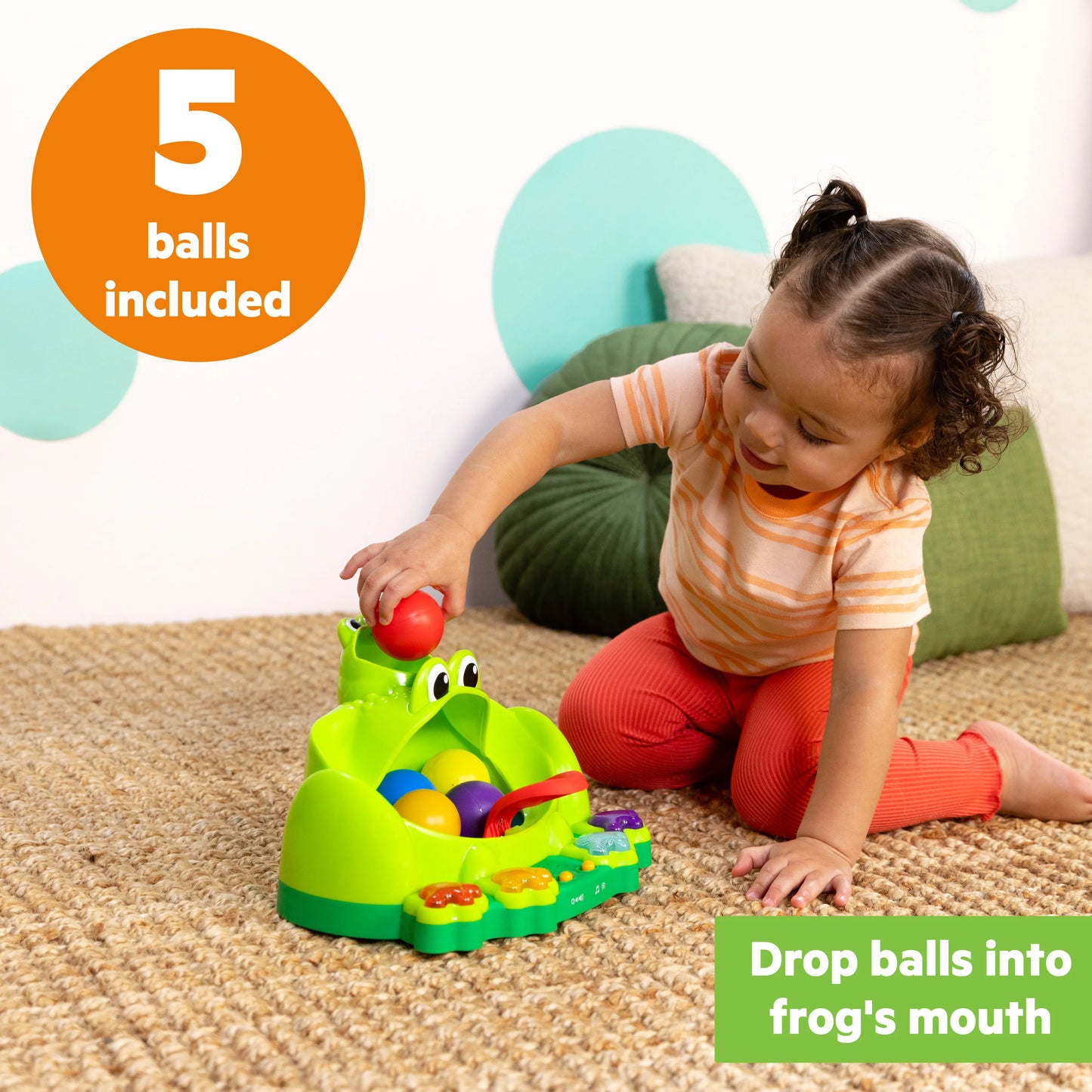 Poppin’ Ball Frog – Juguete de Pelotas con Luces y Sonidos