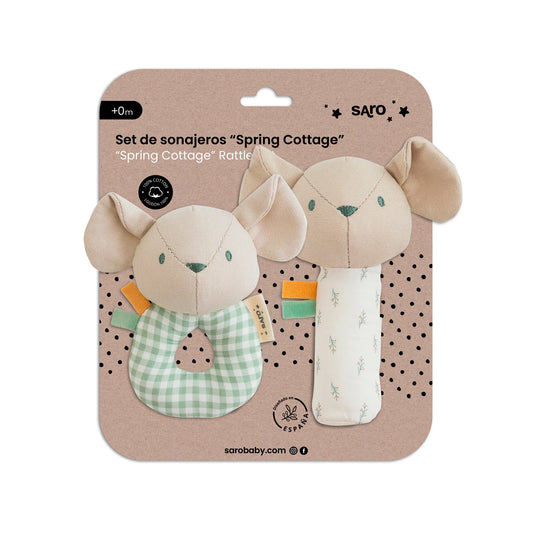 Spring Cottage set de sonajeros