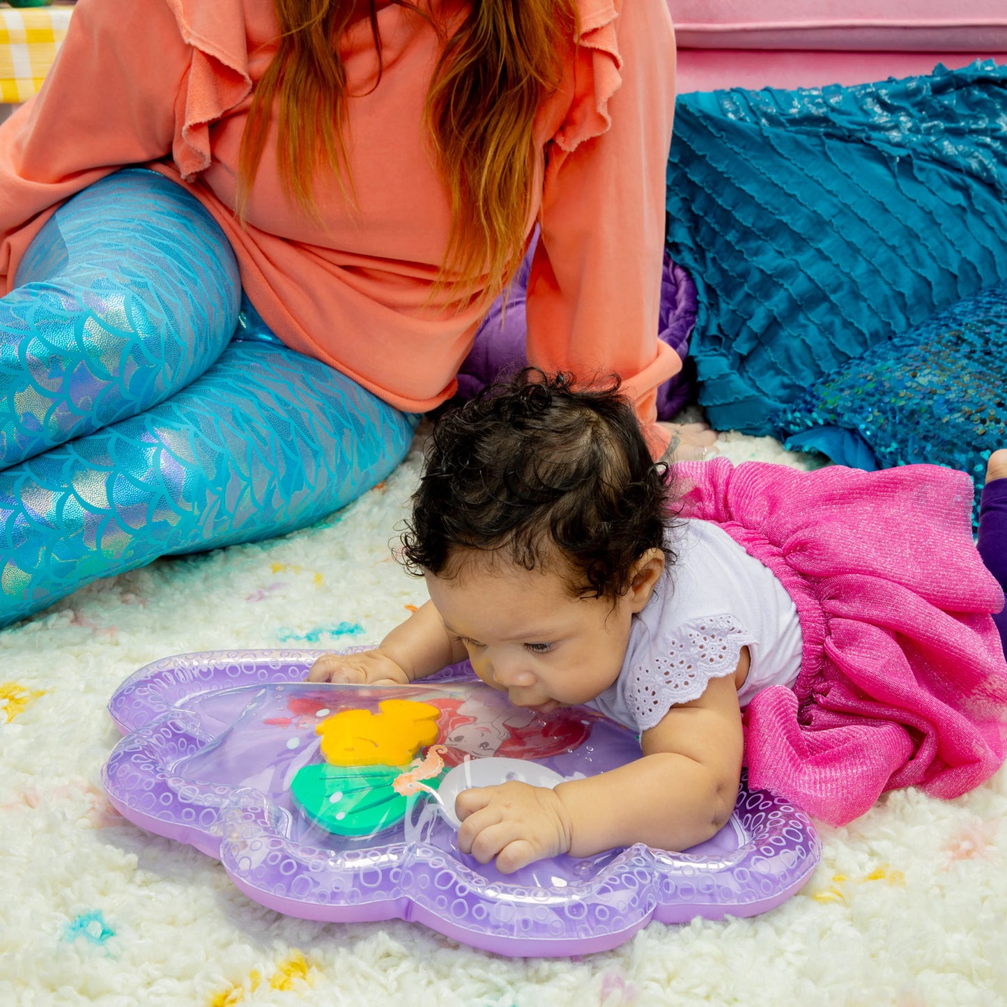 Alfombra de Agua para Tummy Time  – La Sirenita