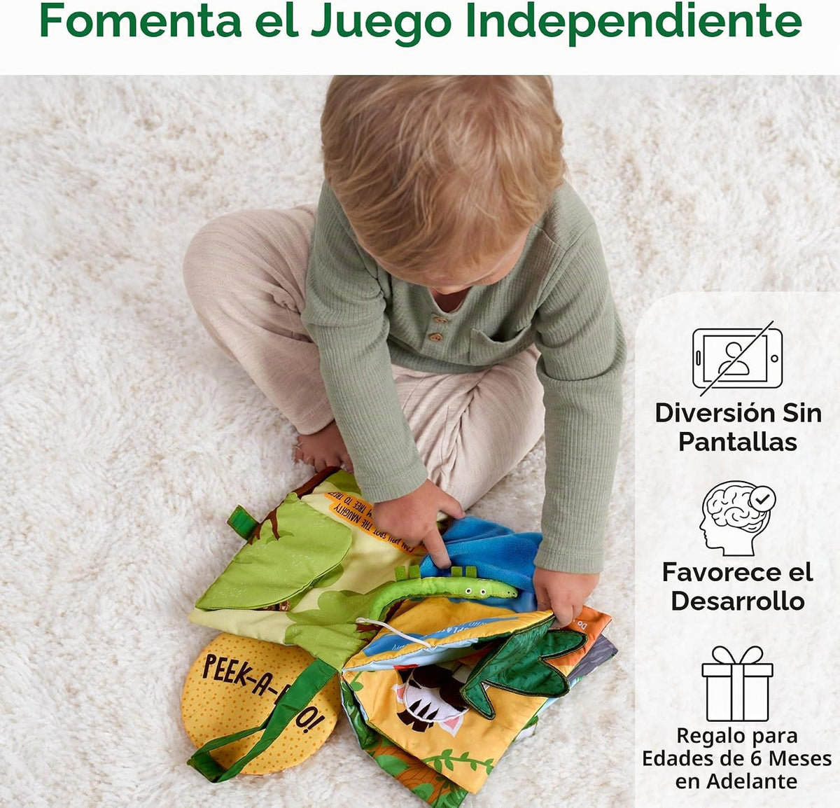 Libro de la selva Peek-a-Boo Skillmatics