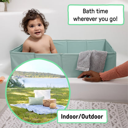 Bañera Plegable color gris – Ingenuity