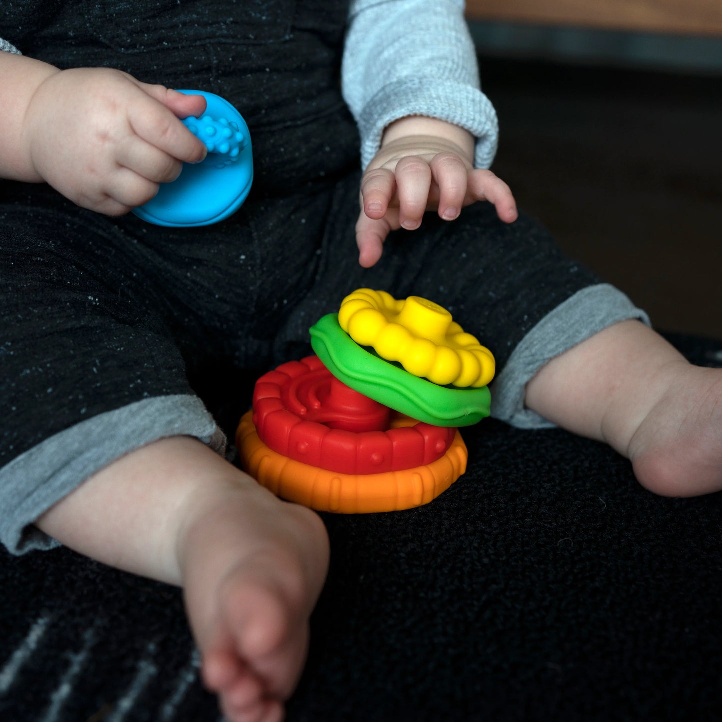 Set de Mordedores Apilables Stack & Teethe – Baby Einsten