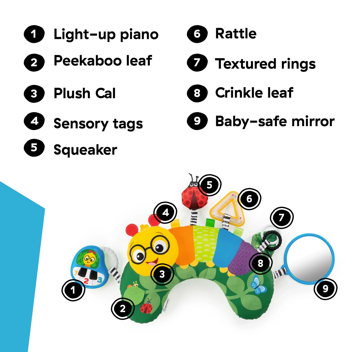 Almohada Sensorial para Tummy Time (Cal a pillow)